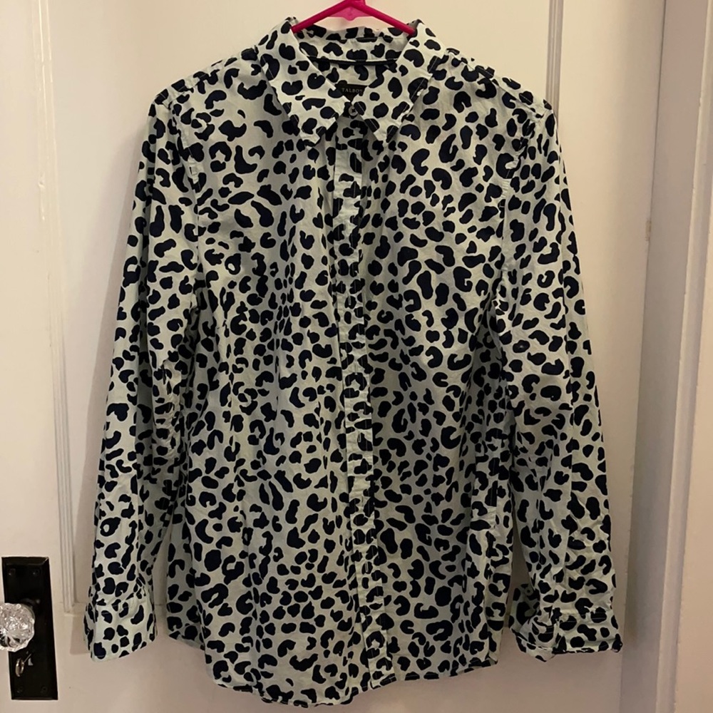 Talbots Leopard Print Blouse - image 1
